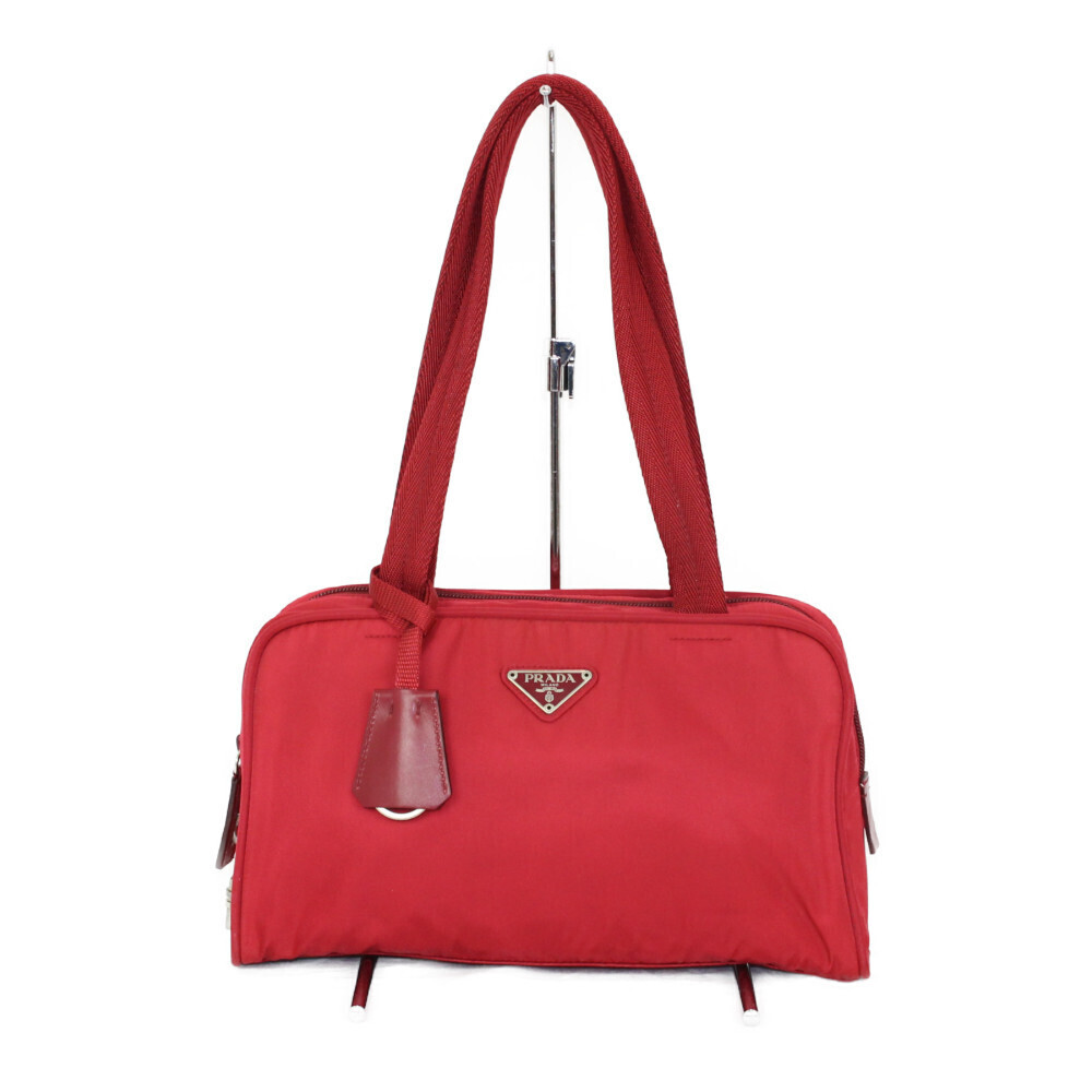 Prada Cherry Red Handbag Shoulder Bag